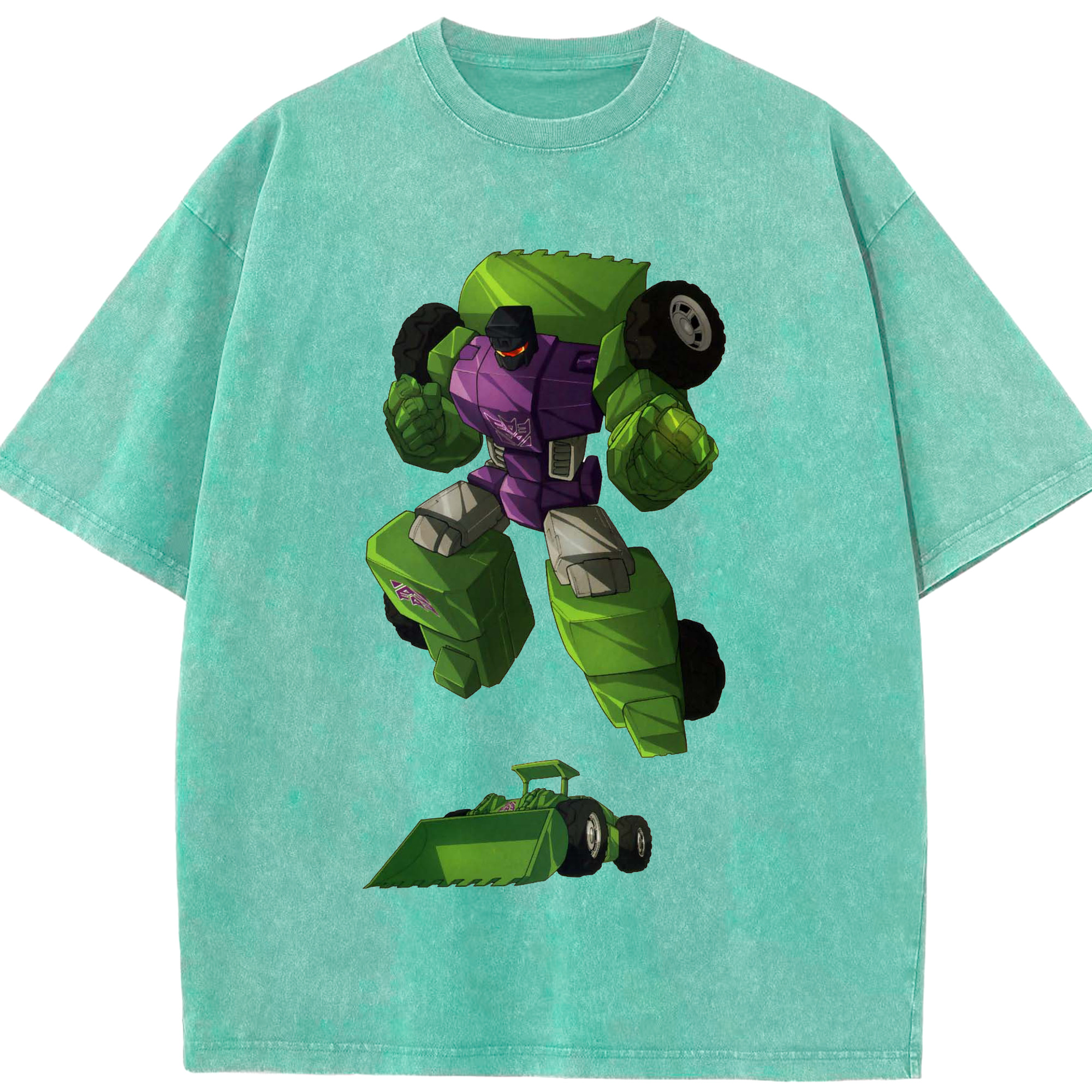 （画像用）  綿100% ヴィンテージ風 半袖Tシャツ（フロントプリント）